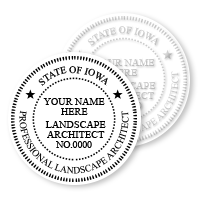 IA Landscape Architect Stamps & Seals