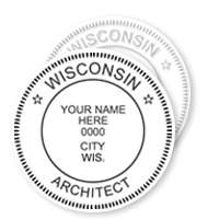 WI Architect Stamps & Seals