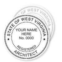 WV Architect Stamps & Seals