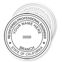 CA Engineer Stamps & Seals