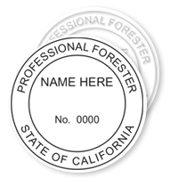 CA Forester Stamps & Seals