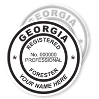 GA Forester Stamps & Seals