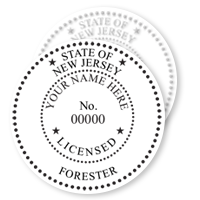 NJ Forester Stamps & Seals