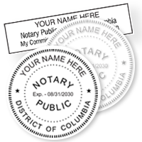 DC Notary Stamps & Seals