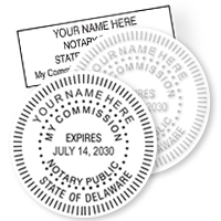 DE Notary Stamps & Seals