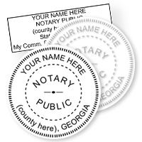 GA Notary Stamps & Seals