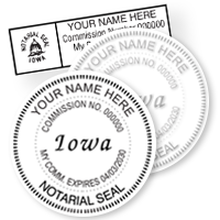 IA Notary Stamps & Seals