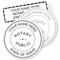 ID Notary Stamps & Seals