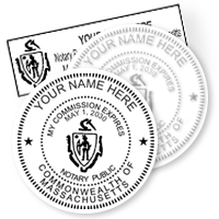 MA Notary Stamps & Seals