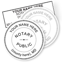 MD Notary Stamps & Seals