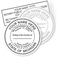 MI Notary Stamps & Seals