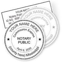 MS Notary Stamps & Seals