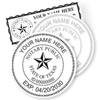 TX Notary Stamps & Seals