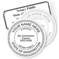 WA Notary Stamps & Seals