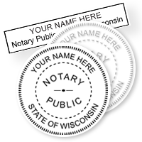 WI Notary Stamps & Seals