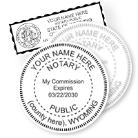 WY Notary Stamps & Seals