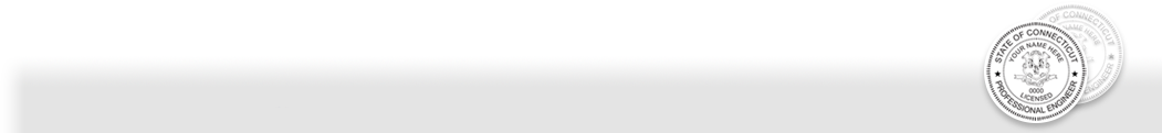 Our complete line of affordable Connecticut Engineer stamps and seals meet all state requirements and are made on name brand high quality stamp mounts that leave clean professional looking impressions every time.