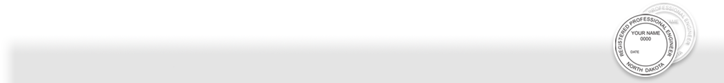 Our complete line of North Dakota Engineer stamps and seals meet all state requirements and are made on name brand high quality mounts that leave clean professional looking impressions every time.