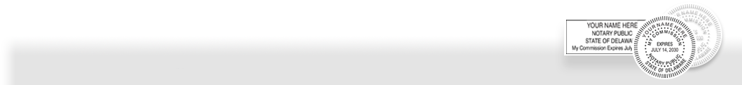 Shop our robust line of Delaware Notary Stamps and Seals. Made of high quality and lasts for thousands of impressions. Free shipping on orders over $75!