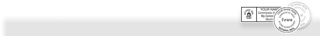 Shop our robust line of Iowa Notary Stamps and Seals. Made of high quality and lasts for thousands of impressions. Free shipping on orders over $75!