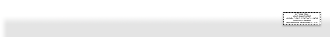 Shop our robust line of Illinois Notary Stamps. Made of high quality and lasts for thousands of impressions. Free shipping on orders over $75!