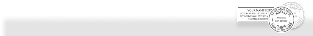 Oklahoma Notary Stamps and Seals meet all state requirements and specifications, are fully customizable and come on your choice of some of our top branded mounts sure to leave a lasting impression.