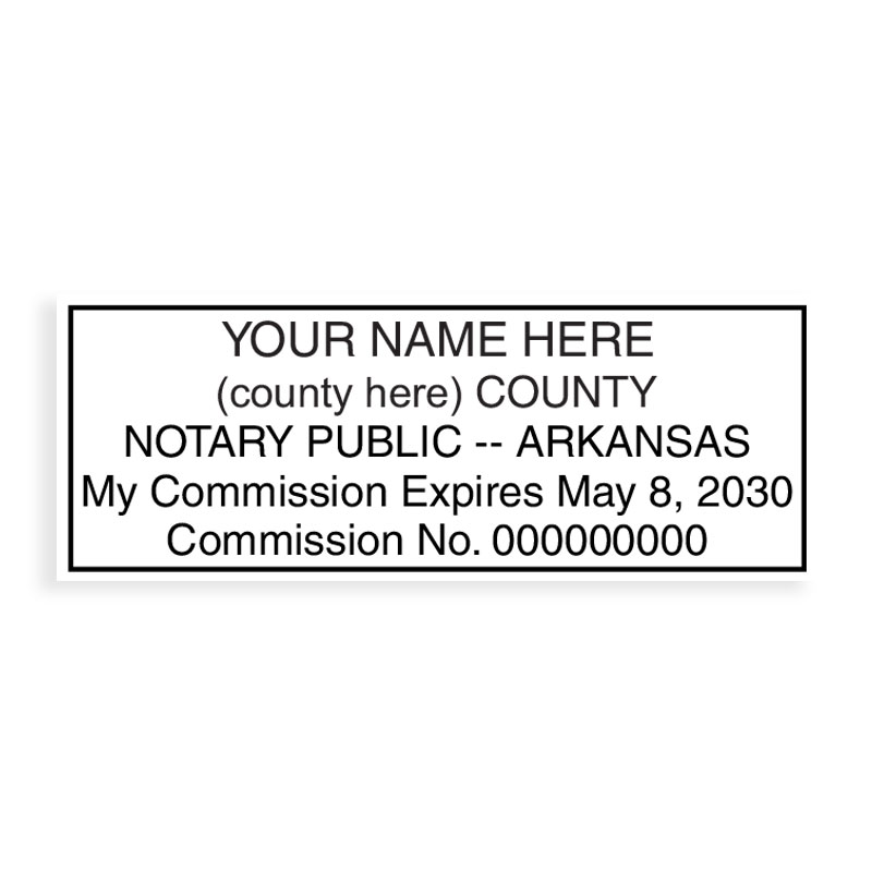 Arkansas Notary Public Stamp