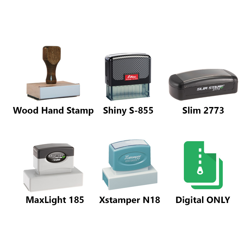 Extra Large Rubber Stamp - KS Stamp