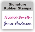 Custom Online Signature Rubber Stamps Ship Free At RubberStampChamp.com