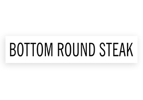 This BOTTOM RND STEAK stamp is easy to use w/ your choice of 2 sizes & 2 mount options, wood stamp or self-inking. Great for grocery stores, butchers & more!