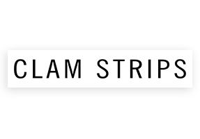 This CLAM STRIPS stamp is easy to use w/ your choice of 2 sizes & 2 mount options, wood stamp or self-inking. Great for grocery stores, butchers & more!