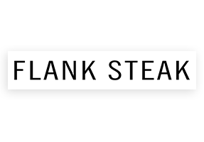 This FLANK STEAK stamp is easy to use w/ your choice of 2 sizes & 2 mount options, wood stamp or self-inking. Great for grocery stores, butchers & more!