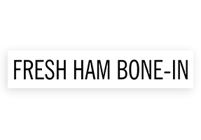 This FRESH HAM BONE-IN stamp is easy to use w/ your choice of 2 sizes & 2 mount options, wood stamp or self-inking. Great for grocery stores, butchers & more!