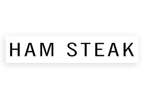 This HAM STEAK stamp is easy to use w/ your choice of 2 sizes & 2 mount options, wood stamp or self-inking. Great for grocery stores, butchers & more!