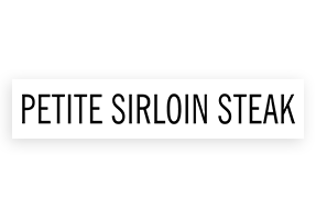 This PETITE SRLN STEAK stamp is easy to use w/ your choice of 2 sizes & 2 mount options, wood stamp or self-inking. Great for grocery stores, butchers & more!