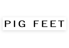 This PIG FEET stamp is easy to use w/ your choice of 2 sizes & 2 mount options, wood stamp or self-inking. Great for grocery stores, butchers & more!