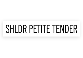 This SHLDR PETITE TENDER stamp is easy to use w/ your choice of 2 sizes & 2 mount options, wood stamp or self-inking. Great for grocery stores, butchers & more!