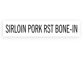 This SRLN PORK ROAST BI stamp is easy to use w/ your choice of 2 sizes & 2 mount options, wood stamp or self-inking. Great for grocery stores, butchers & more!