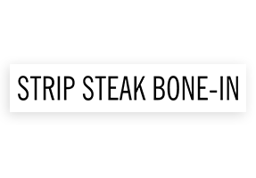 This STRIP STEAK BONE-IN stamp is easy to use w/ your choice of 2 sizes & 2 mount options, wood stamp or self-inking. Great for grocery stores, butchers & more!