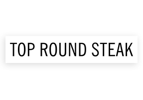 This TOP ROUND STEAK stamp is easy to use w/ your choice of 2 sizes & 2 mount options, wood stamp or self-inking. Great for grocery stores, butchers & more!