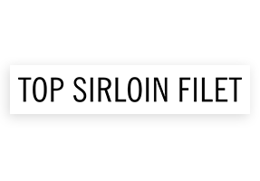 This TOP SIRLOIN FILET stamp is easy to use w/ your choice of 2 sizes & 2 mount options, wood stamp or self-inking. Great for grocery stores, butchers & more!