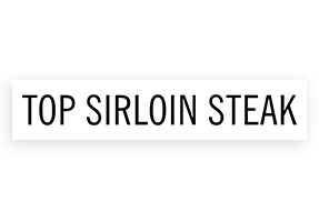 This TOP SIRLOIN STEAK stamp is easy to use w/ your choice of 2 sizes & 2 mount options, wood stamp or self-inking. Great for grocery stores, butchers & more!