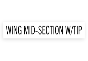 The WING MID-SECTION W/TIP stamp is easy to use w/ your choice of 2 sizes & 2 mount options, wood stamp or self-inker. Great for grocery stores, butchers & more!