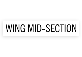 The WING MID-SECTION stamp is easy to use w/ your choice of 2 sizes & 2 mount options, wood stamp or self-inker. Great for grocery stores, butchers & more!