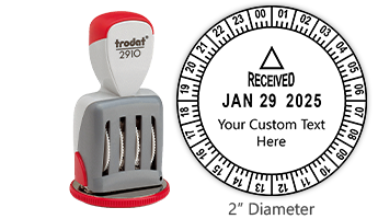 Trodat 2910 24-Hour Time & Date Stamp