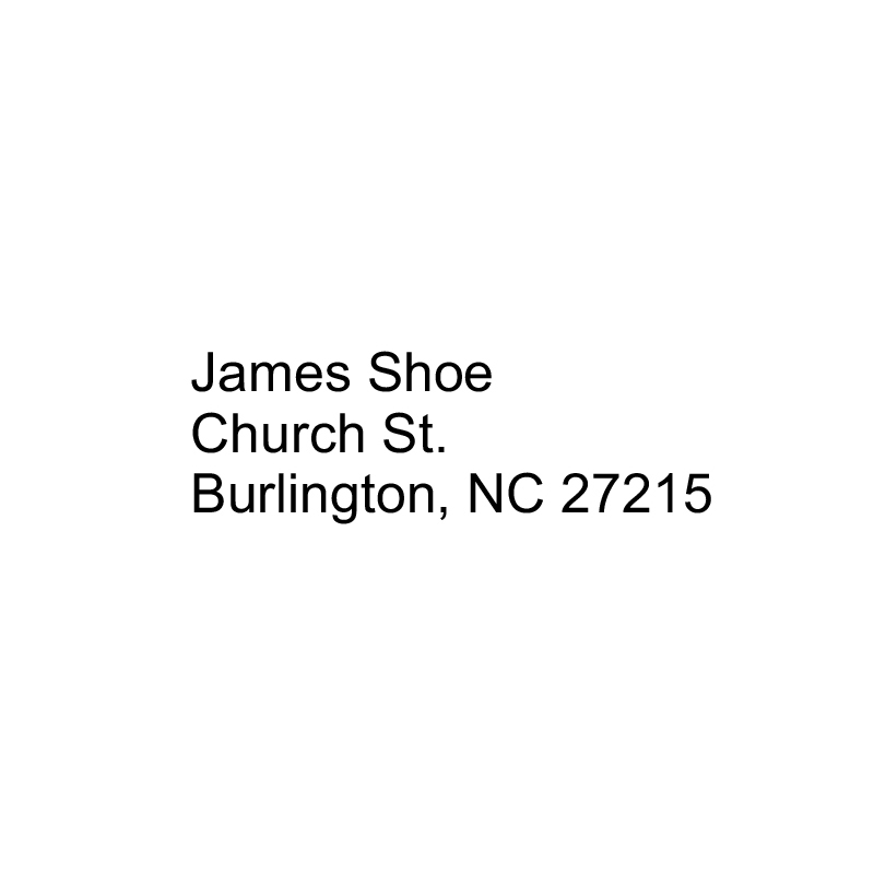 This Shiny 855 1st Checks Supervisor Address custom stamp comes in black only! Refillable & durable. Impression size: 1" x 2-3/4". Free shipping over $75!