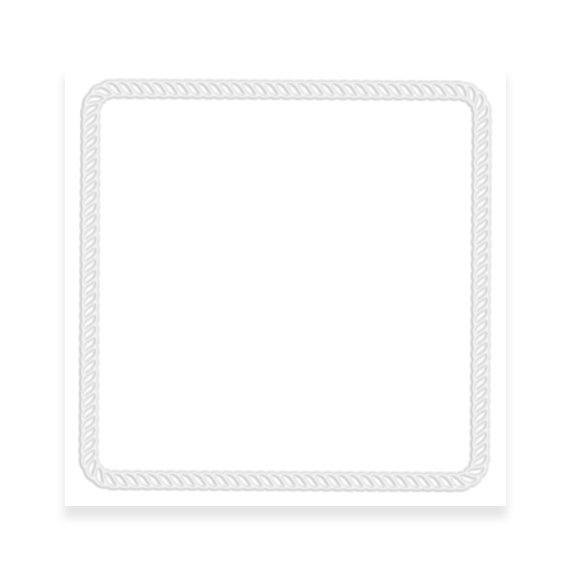 This 2" x 2" wide rope border embosser features 6 lines of customizable text on the Shiny EH Desk Long Reach. Orders over $100 ship free!