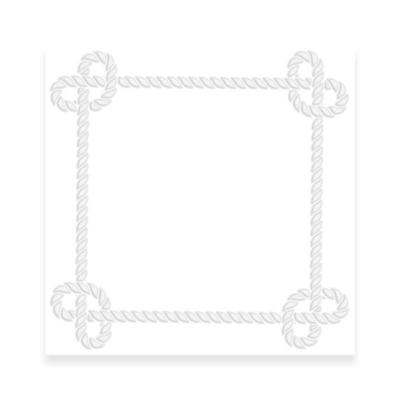 This 1-5/8" x 1-5/8" knotted rope border embosser features 6 lines of customizable text w/ 3 mount options. Orders over $100 ship free!