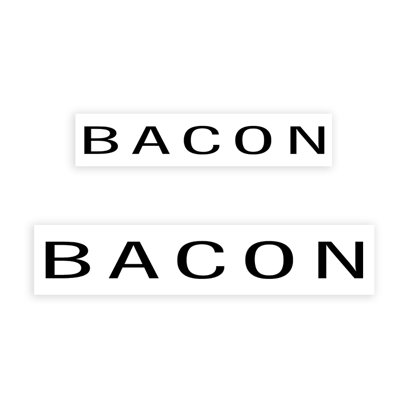 This BACON stamp is easy to use w/ your choice of 2 sizes & 2 mount options, wood stamp or self-inking. Great for grocery stores, butchers & more!