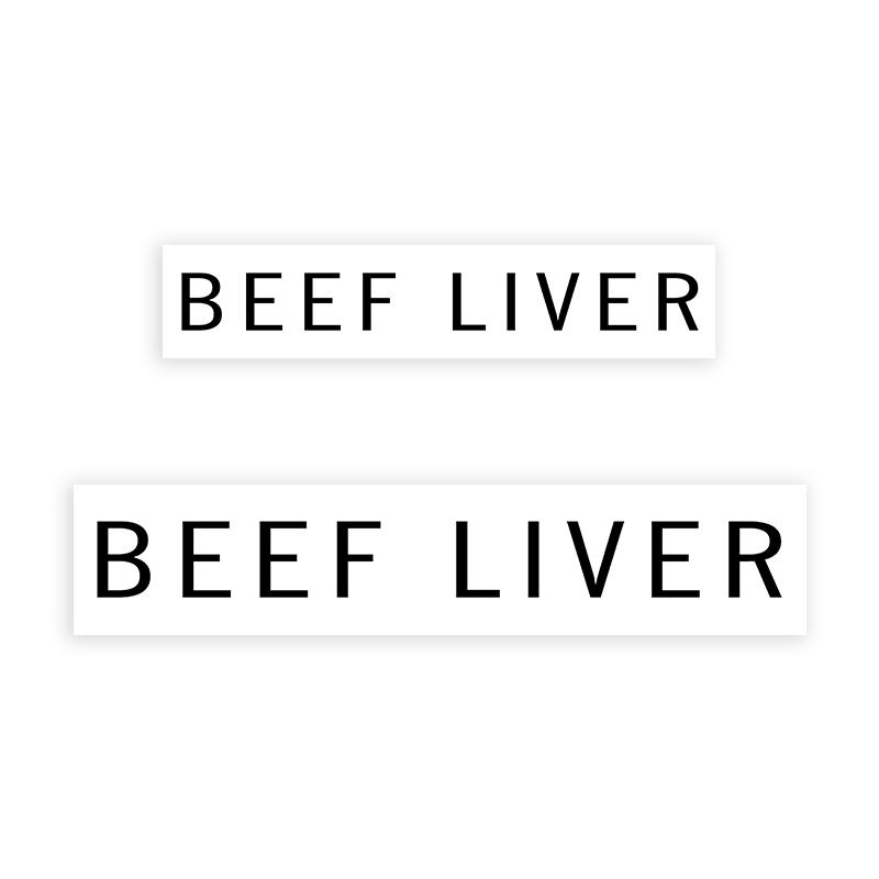 This BEEF LIVER stamp is easy to use w/ your choice of 2 sizes & 2 mount options, wood stamp or self-inking. Great for grocery stores, butchers & more!